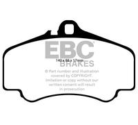 EBC DP51454NDX BRAKE PAD SET DISC BRAKE Front