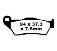 Ebc Fa-tt Series Carbon Fiber Fa181tt Brake Pads