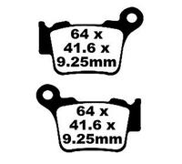 EBC Motorcycle TT Brake Pads Rear Right Husqvarna WR 125 R 95mm Caliper 2009-13