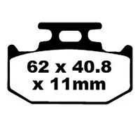 Ebc Fa-tt Series Carbon Fiber Offroad Fa152/2tt Brake Pads