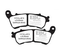 Ebc Fa-v Series Fa640v Sintered Brake Pads Black