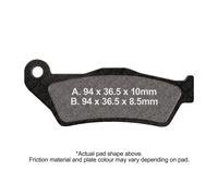 Ebc Fa-hh Series Fa671hh Sintered Brake Pads Black