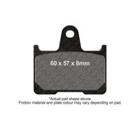 Ebc Fa-hh Series Fa254hh Sintered Brake Pads Black