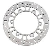 Ebc Hprs Series Solid Round Md1001 Rear Brake Disc Silver