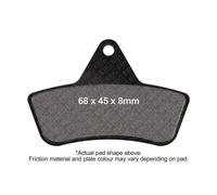 EBC M/cycle R Brake Pads Rear Left for Massey Ferguson MF 500 Auto TBX 4WD 2004