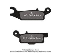 EBC Brakes FA446TT Brake pad set