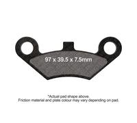 EBC Brakes FA453R Brake pad set