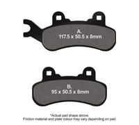 EBC Brakes FA683R Brake pad set