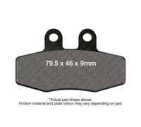 EBC Motorcycle R Series Brake Pads Front Left KTM LC4 MX 600 1989
