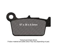 EBC Motorcycle R Series Brake Pads Rear Right for Beta 250 X-Trainer 2T 2019-22