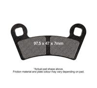 EBC Brakes FA456TT Brake pad set