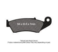 EBC Motorcycle TT Brake Pads Front Left Yamaha WR 250 ZK 5EN1 2T 1998