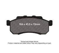 FA476TT EBC Brake Pad Set