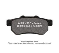 EBC Brakes FA479TT Brake pad set