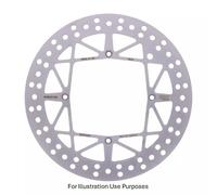Ebc D-series Solid Round Offroad Md6184d Front Brake Disc Silver unisex