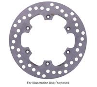 Ebc D-series Solid Round Offroad Md6183d Rear Brake Disc Silver unisex