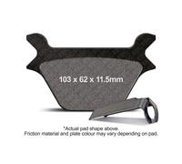 EPFA200HH EBC EXTREME PRO HH Brake Pad Set