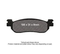 EBC Brakes SFA275 Brake pad set
