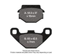 EBC Brakes SFA067 Brake pad set