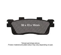 Ebc Sfa-hh Series Sfa498hh Sintered Brake Pads Black