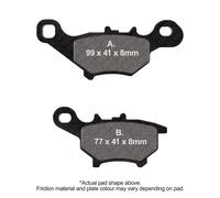 EBC Brakes SFA384 Brake pad set
