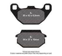 EBC Scooter Sintered Brake Pad Set Front Right for Kymco People 125 B11 1999-14