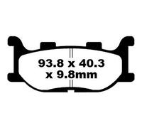 EBC Brakes SFA199HH Brake pad set