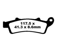 EBC Brakes SFA324HH Brake pad set