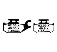 EBC Brakes SFA307 Brake pad set