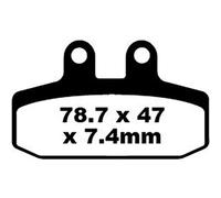 Ebc Sfa Series Organic Sfa256 Brake Pads