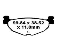 Ebc Sfa Series Organic Sfa408 Brake Pads