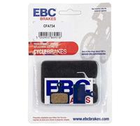 EBC Brakes CFA734 Disc Brake Pads, Compatible with Shimano Post 2018, Green - Organic (Standard)