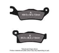 EBC Brakes FA617R Brake pad set