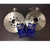 EBC Toyota MR2 Spyder 1.8 Grooved Performance Brake Discs UltiMAX Pads, Fnt + Rear