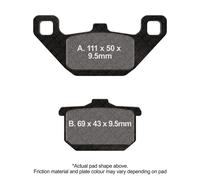 EBC Brakes FA085V Brake pad set