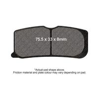 EBC V Pad Semi Sintered Brake Pads Front Right for Can Am Spyder RT-S 2010-2012
