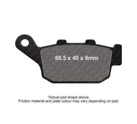 EBC V Pad Semi Sintered Brake Pads Rear Right for Honda NC 750 S ABS DCT 2014-18