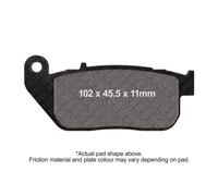 EBC V Semi Sintered Brake Pads Front Left for HD XL 883 Sportster Standard 04-10