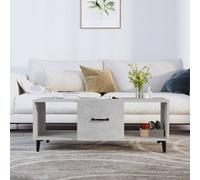 ebco wooden coffee table with 1 door in concrete effect