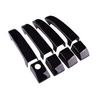EBDFGHK Outer Door Handle Case Compatible with Land for Rover for Range for Rover L322 2002-2010 2011 2012 1 Set Black ABS Car Exterior Door Handle Trim Bezel Cover