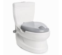 ebebek baby plus Educational Fun Potty | Splash Guard, Lightweight Portable Potty Great for Travel | Fun Kids Toilet Seat to Encourage Practice for Toddler Baby Children Infants (Grey)