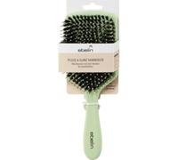 Ebelin Hair Brush Care and Shine Hair Brush with Boar Bristles, Extra Flexible Plastic Pins, for Long Hair (Care & Shine)