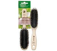 Ebelin Wooden Brush Narrow Natural Bristles Pack of 1