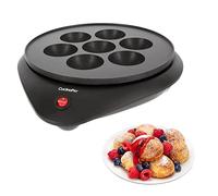 Ebelskiver Maker- Electric Non-stick Baker for Making Takoyaki, Ebelskiver or Octopus Balls, Aebleskivers, Donut Holes & Cake Pops, Unique Danish Mini Pancakes or Dessert Treat- Baking Gift for Her