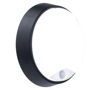 Eber10P40-01 Eco Round Bulkhead Pir Ip54 700Lm 10W 4000K Supplied Black And White Trim EBER10P40-01