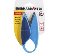 Eberhard Faber 579951 Children's Scissors for Left- and Right-Handed Users, Mini Kids, Scissors Blue