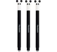 Eberhard Faber 599017 - Erasable Panda Ink Roller, 3 Animal Erase It Pens, Gel Pen, Blue 0.7 mm