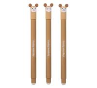 Eberhard Faber 599035 Rollerball Pen Erasable Monkey 3 Animal Erase It Pens Gel Pen Blue 0.7 mm