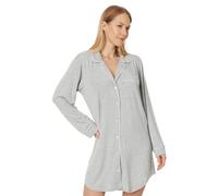Eberjey womensH1018Gisele Sleep Shirt long_sleeve Night Shirt - Grey - Small