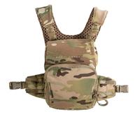 Eberlestock Bravo Modular Bino Pack - Magnetic-Free Hunting Binocular Harness with Quiet Shock Cord Closure - MOLLE Compatible - Breathable Air-Mesh Straps - Multicam, Small